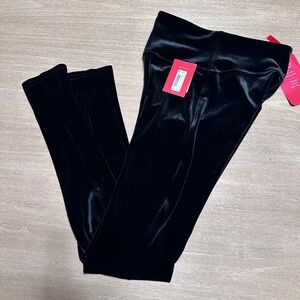 SPANX Black Velvet Leggings